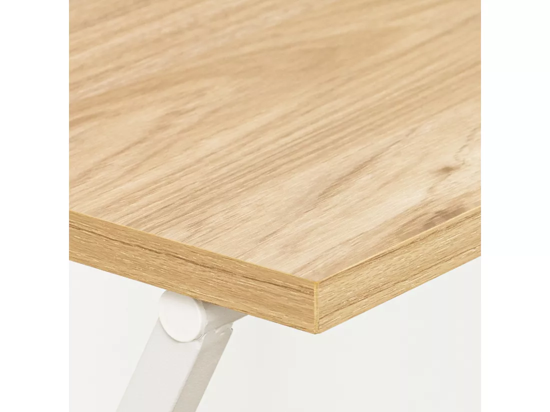 Bureau Pliant pour Petits Espaces, Bureau d'Ordinateur Table d’Etude Bureau Portable, FWT88-WN