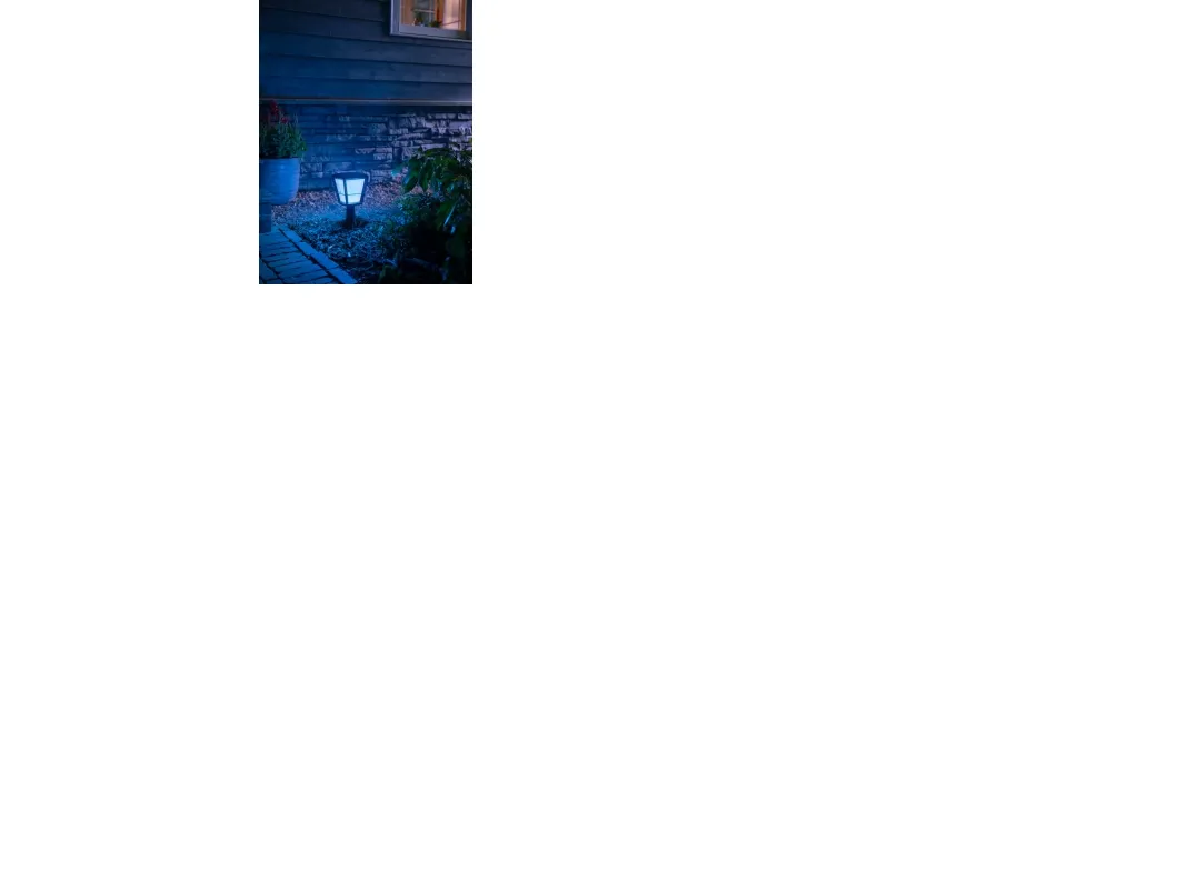 Philips Hue White Color Ambiance Econic Udendørs Pedestal Bedlampe