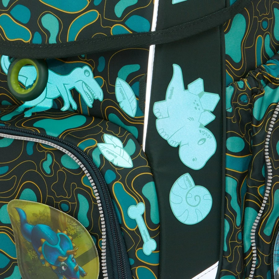 Ergobag Zubehör - Reflexie Sticker Set 10tlg. Dinosaurier