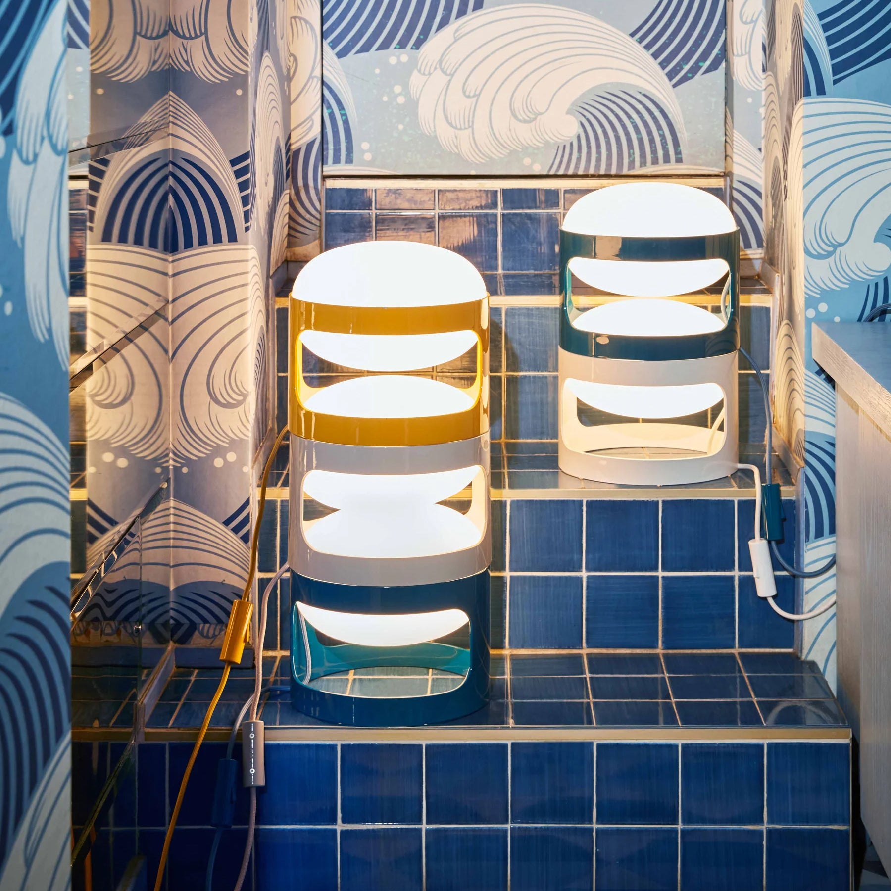 Kartell KD28 Tafellamp - Mosterd