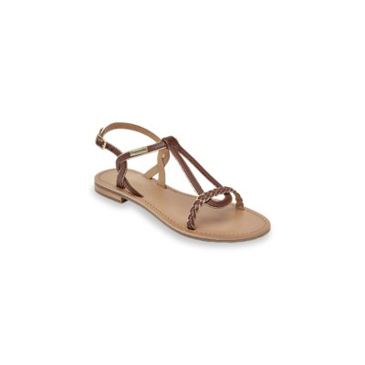 Sandales femme Happy MARRON LES TROPEZIENNES