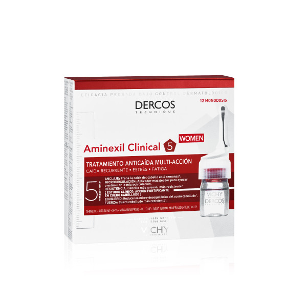 Vichy Dercos Aminexil<br>21 × 6 ml, Clinical 5 Frauen