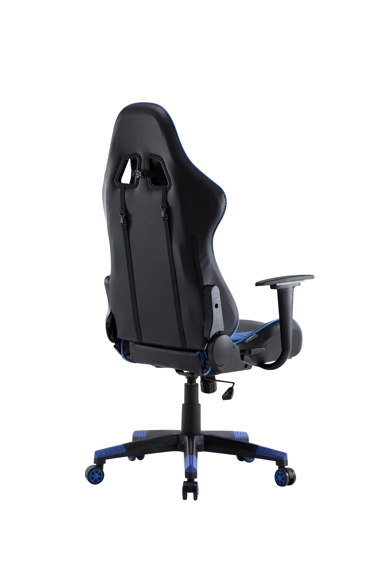 Gamingstuhl Bürostuhl Leder STREAM blau