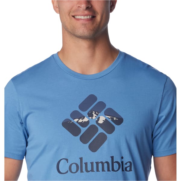T-shirt COLUMBIA M RAPID RIDGE GRAPHIC TEE SKYLER/HOOD NIGHTSCAPE