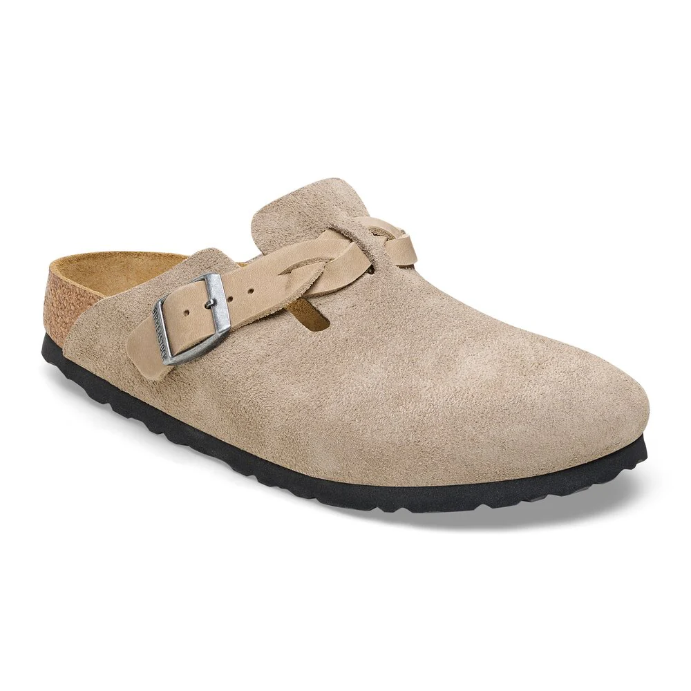 Birkenstock  Boston Leve Braided clogs - Taupe