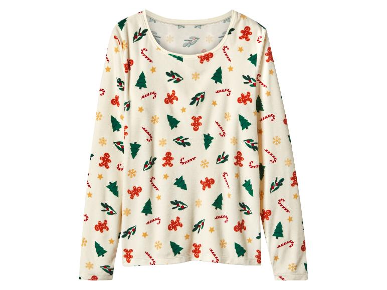 Velours dames kerstpyjama