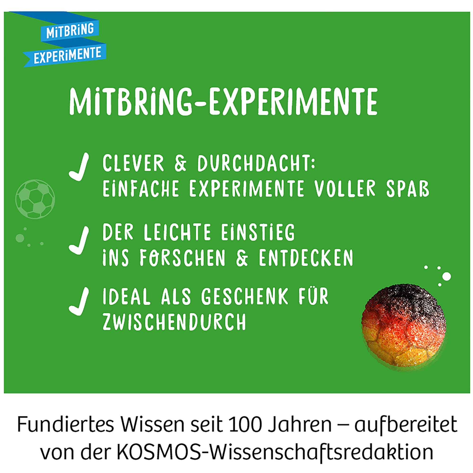 Kosmos Experimentierkasten Fußball-Flummis