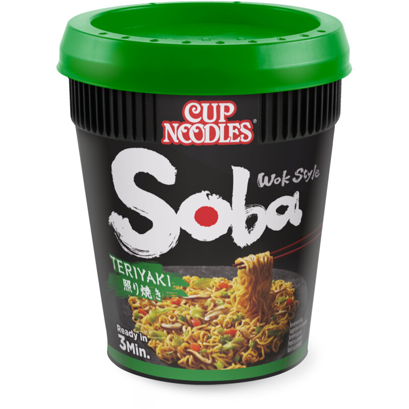 Nissin Soba cup noodles teriyaki