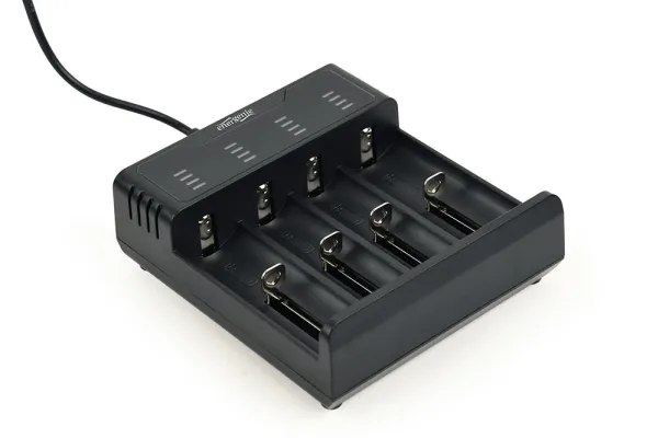 EnerGenie - USB-batterioplader - (for 4xAA/AAA) - 2 A - sort