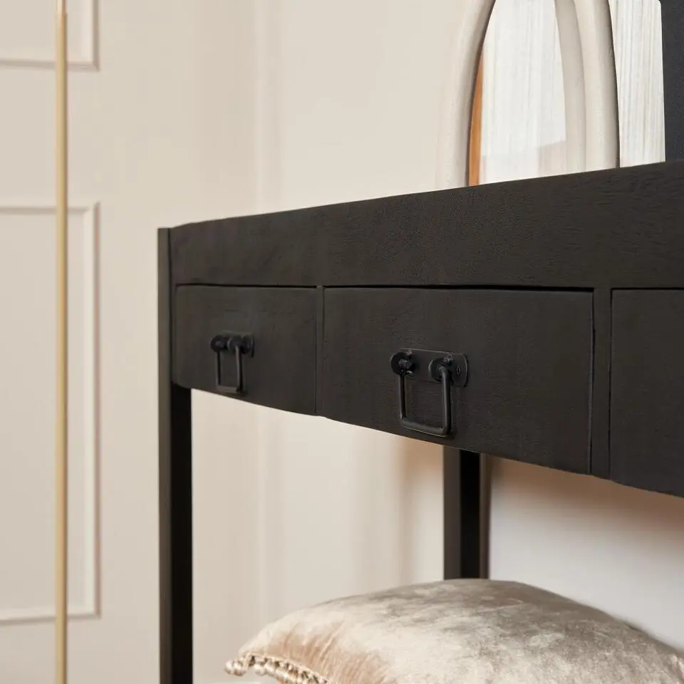 StarFurn - Sidetable Boaz - 150 cm - zwart