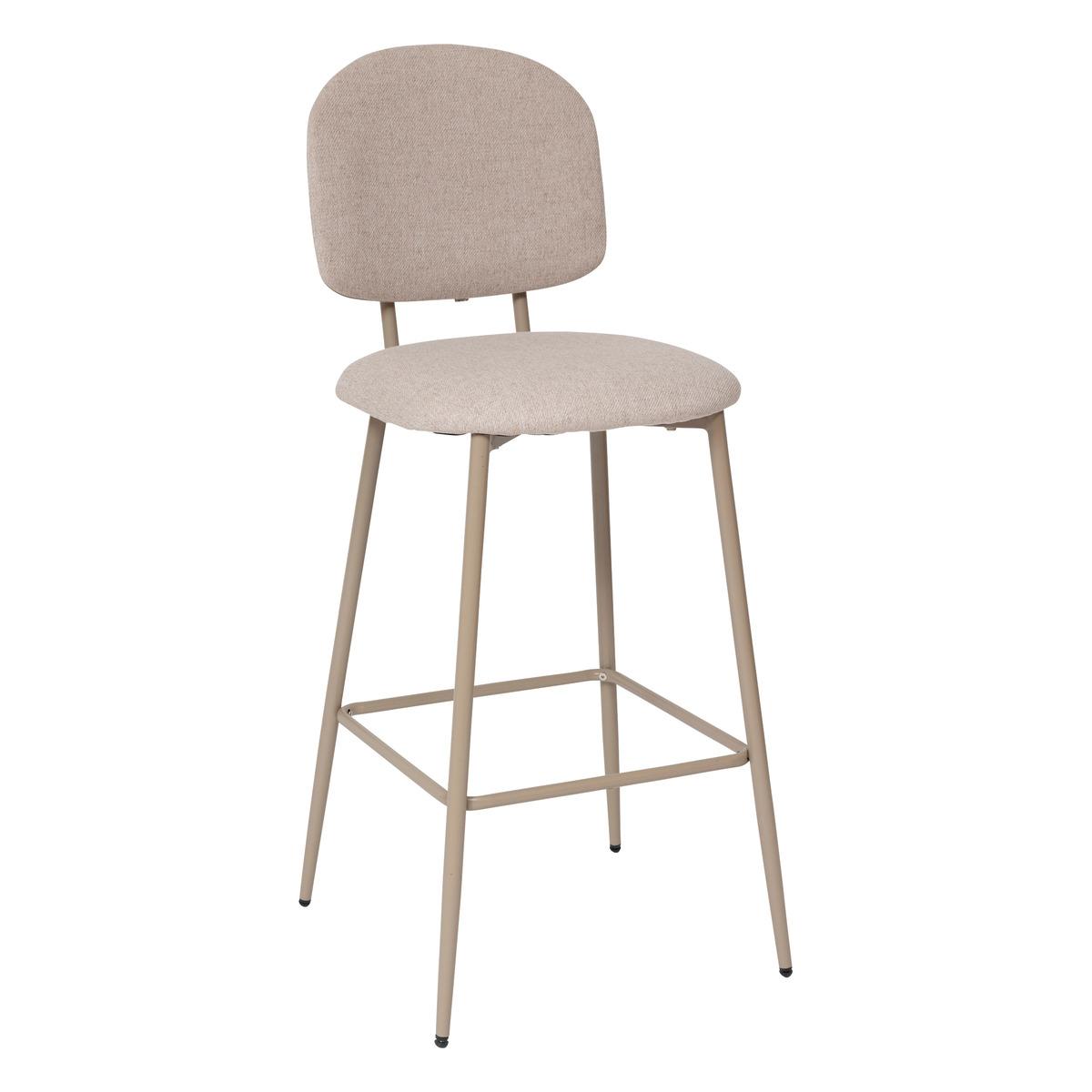 TABOURET DE BAR KAMILI BEIGE
