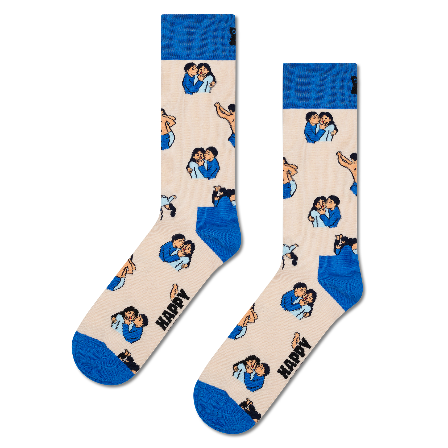 LORRAINE SORLET CUDDLE COUPLES - Chaussettes en coton bio mélangé | Beige