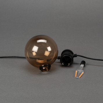 Konstsmide feestverlichting lichtsnoer 10 LED lampen extra warmwit 5 m