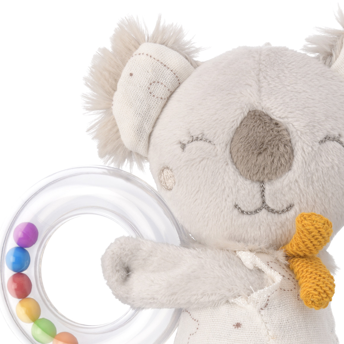Topomini Baby Rassel-Greifling im Koala-Design hellgrau