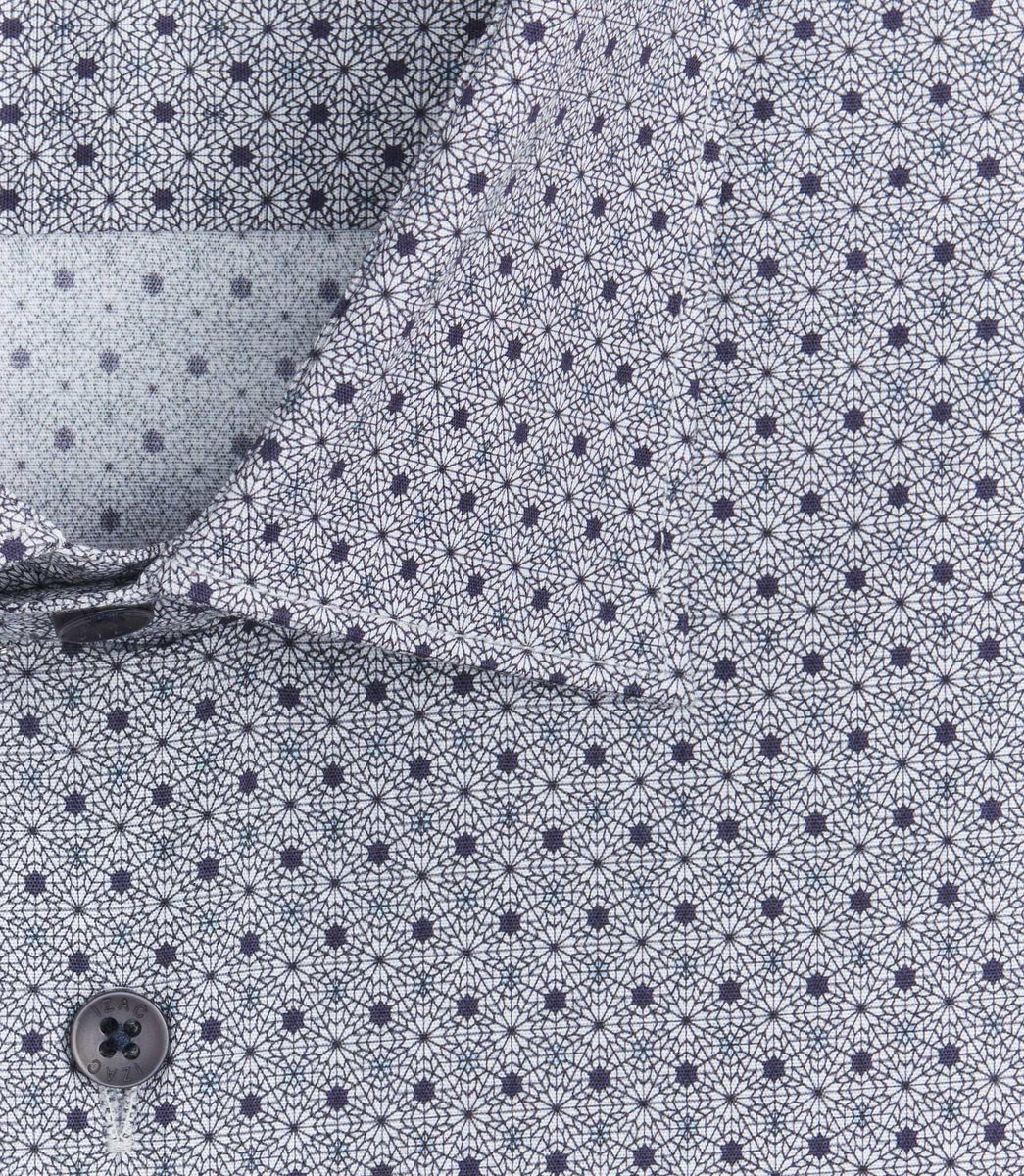 Chemise à imprimé gris 