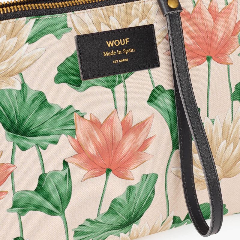 Pochette large XL 28 cm Lotus