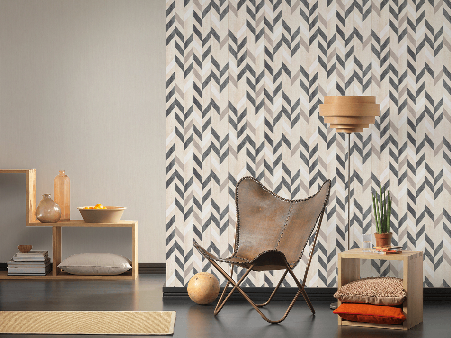 Vliestapete - AUTHENTIC WALLS 2 - uni - beige - 10 Meter