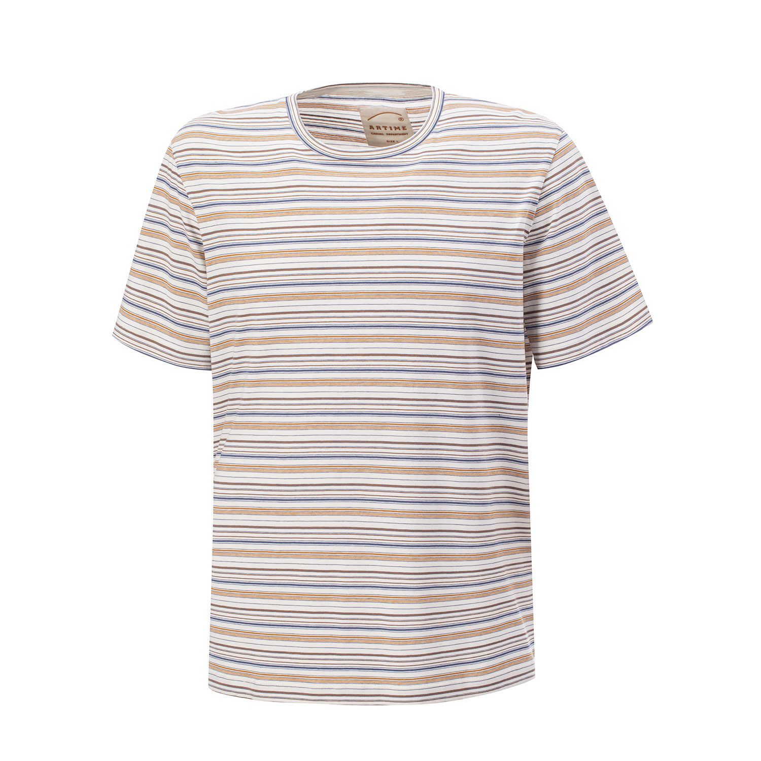 Gestreiftes Herren T-Shirt aus Baumwolle