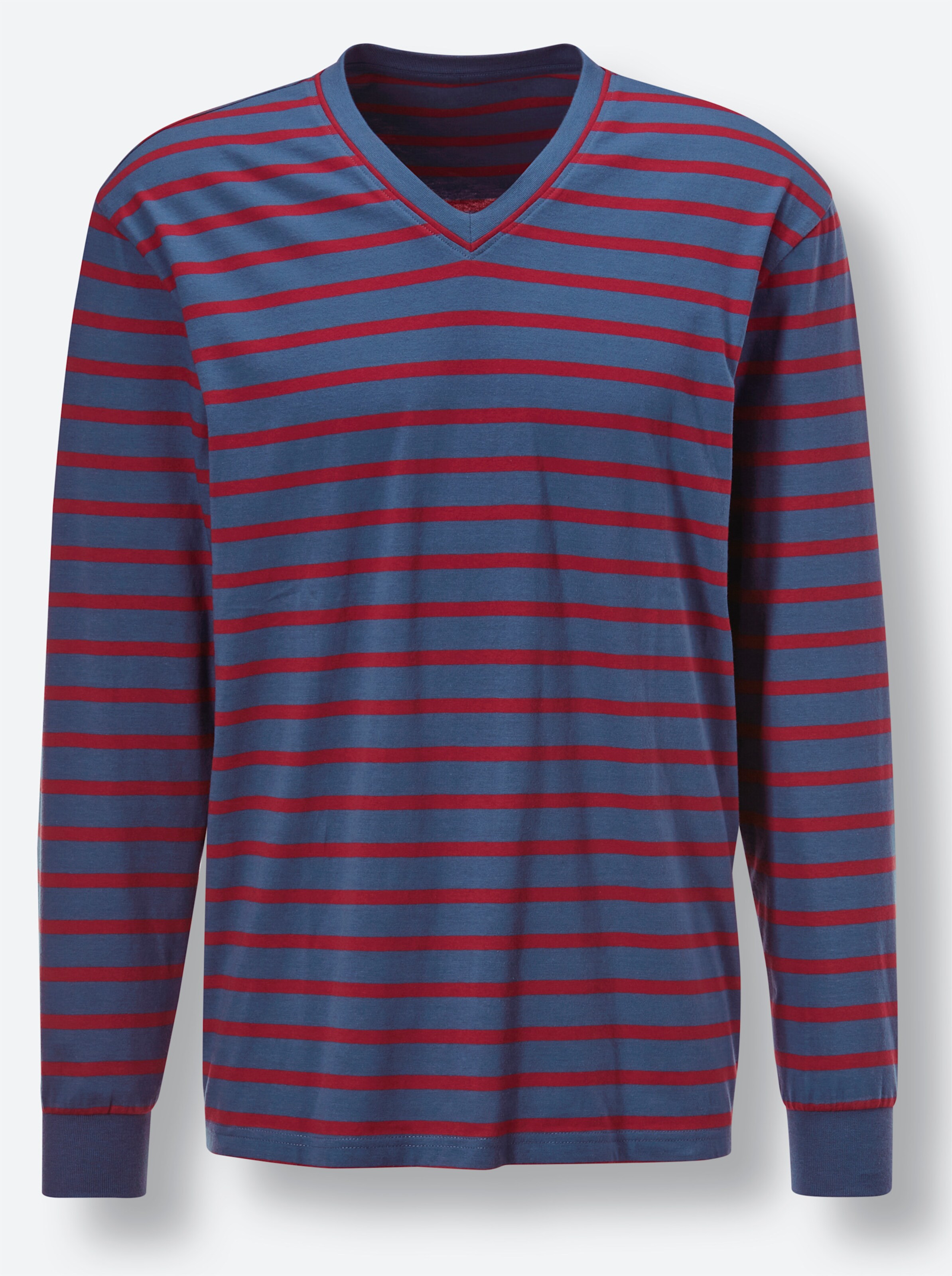 wäschepur men Schlafanzüge in graphit + jeansblau
