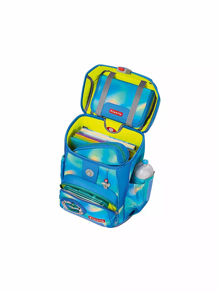 STEP BY STEP Schultaschen Set 5tlg CLOUD FLASH Ninja Zazu  blau