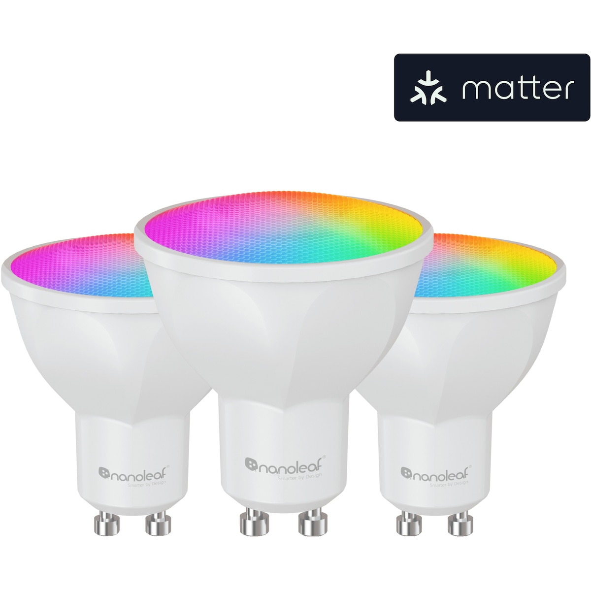 Nanoleaf Essentials Matter LED-pære GU10 (3-pk)