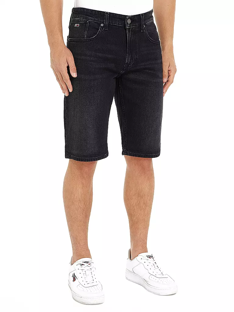 TOMMY JEANS Jeanshorts RONNIE  schwarz