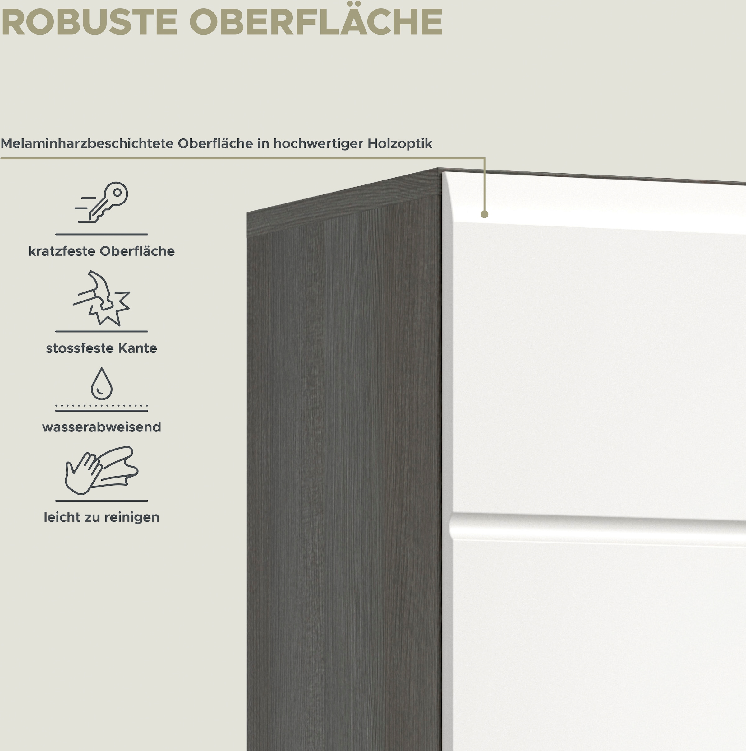 INOSIGN Garderobenschrank »Rumba, Höhe 192 cm, 1 Hochglanz Tür, 1 Spiegeltür, 4 Einlegeböden,« 1 Kleiderstange, Stauraumschrank, Flurschrank, Flurmöbel