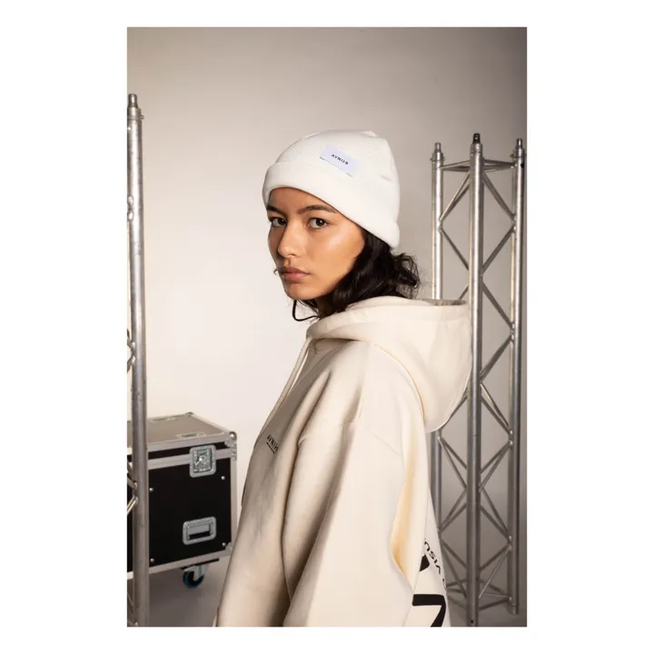 Avnier Bonnet Onetake Laine | Blanc