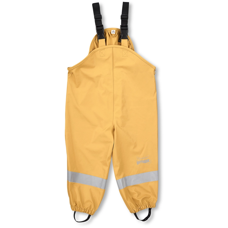 Sterntaler Regenträgerhose ungefüttert mittelgelb