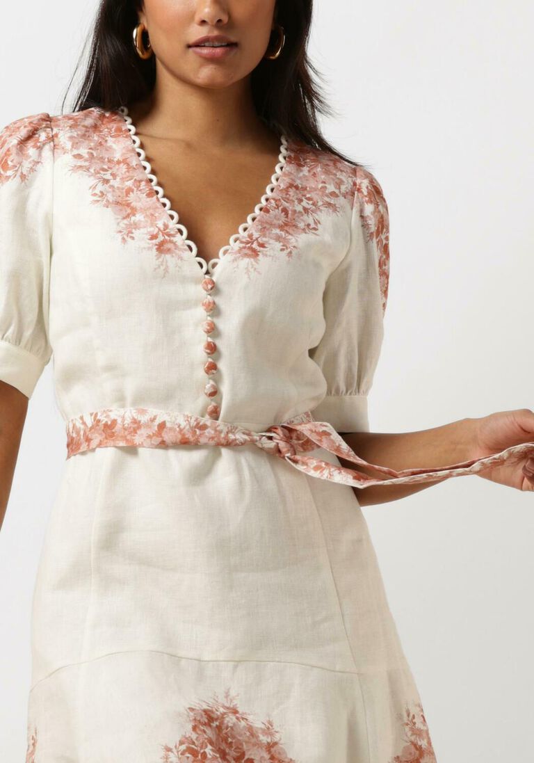 TWINSET MILANO beige twinset milano mini jurk woven dress