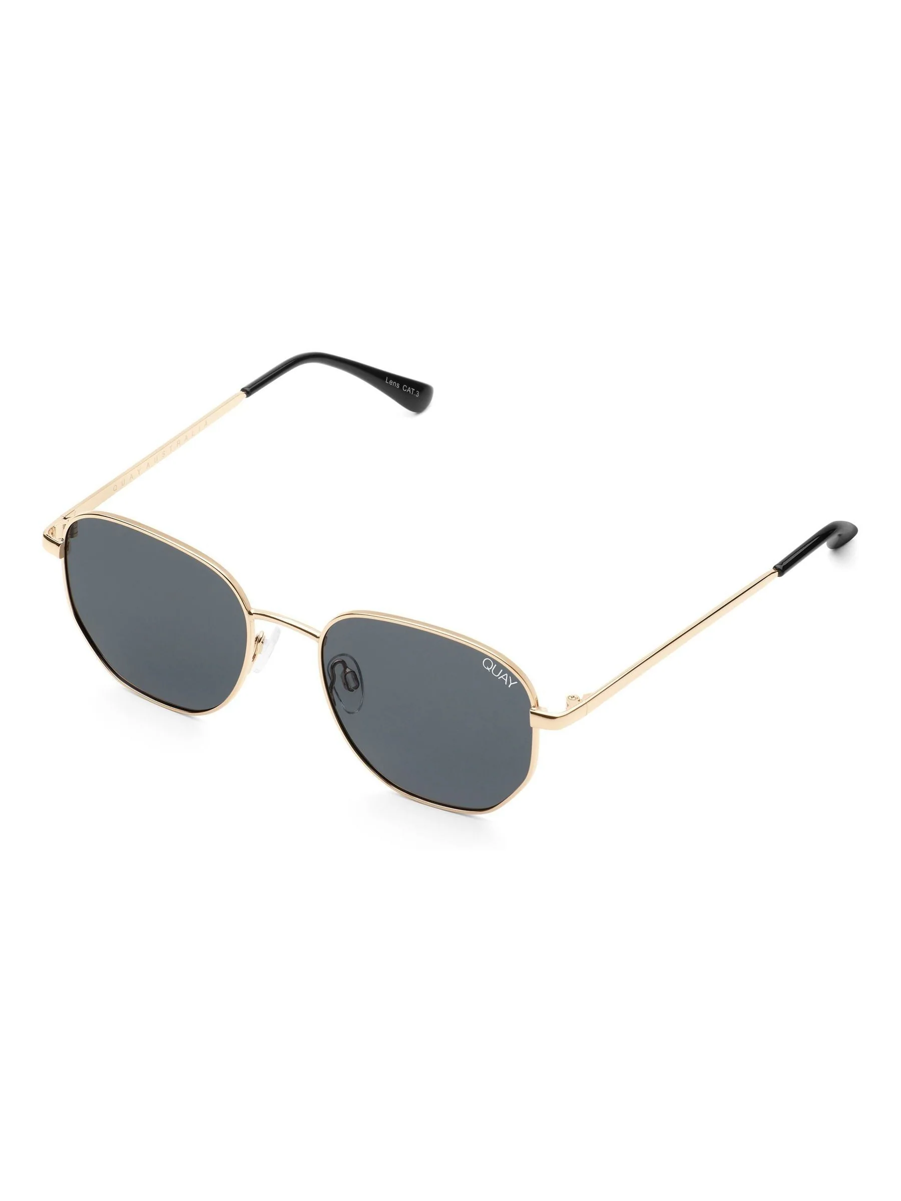 Goud - QUAY Big Time Polarised Sunglasses