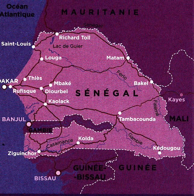 IGN - SENEGAL 1 1 000 000