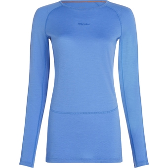 Icebreaker Merino Zoneknit 200 Crewe Funktionsshirt Lang Baja / Brilliant / CB Damen