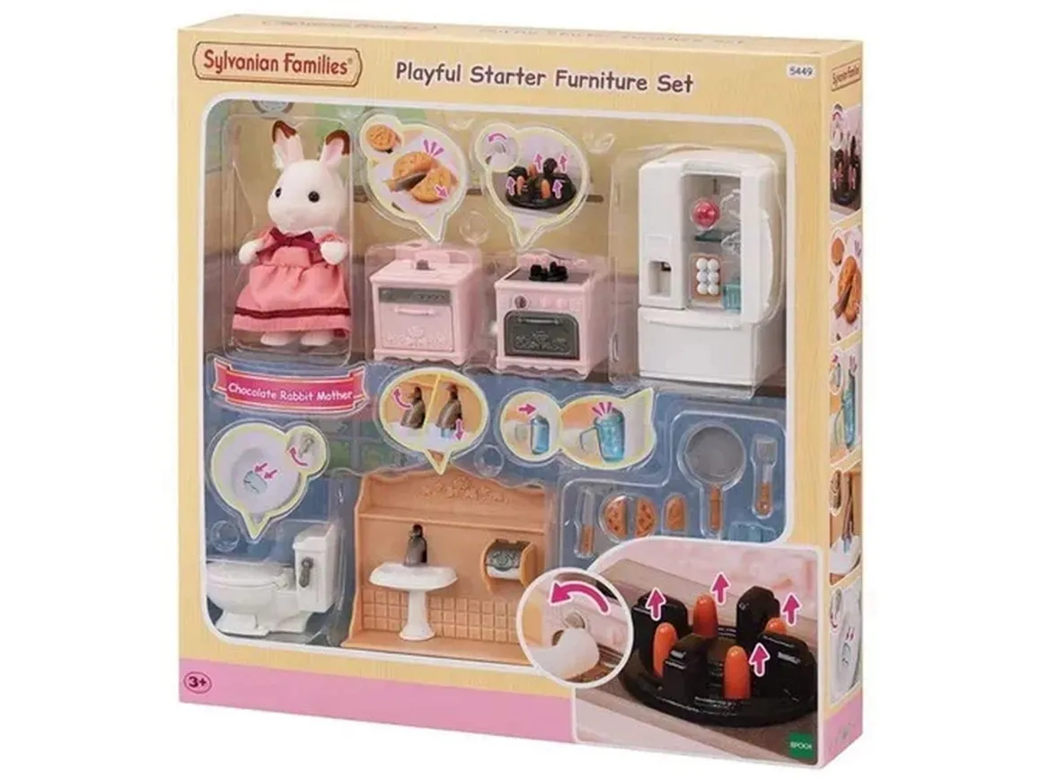 Sylvanian Families Playful Starter Furniture Set