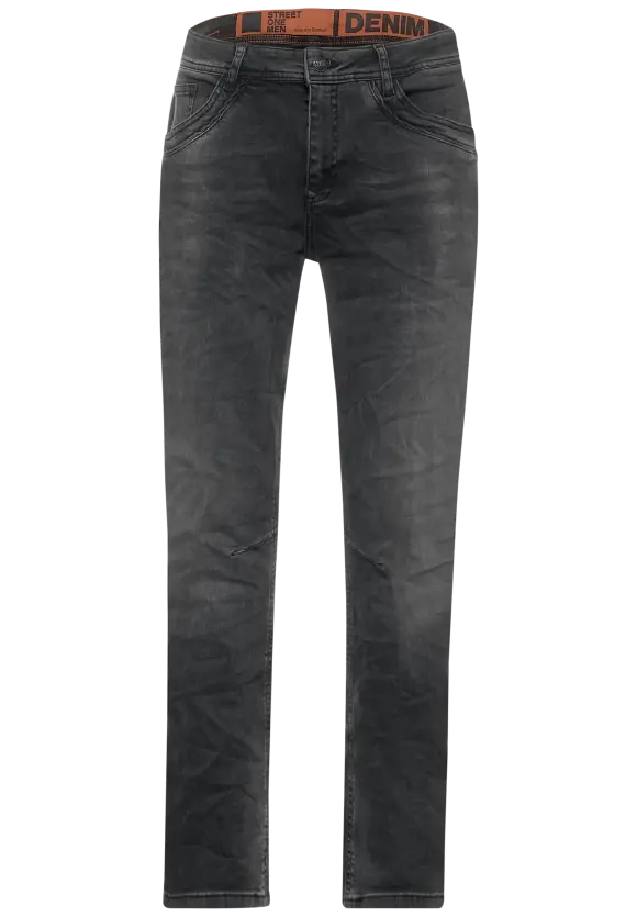 Regular Fit Jeans - vintage black random wash