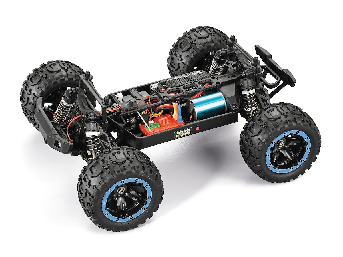 BLACKZON - Slyder MT Turbo 1/16 4WD 2S Brushless - Blå