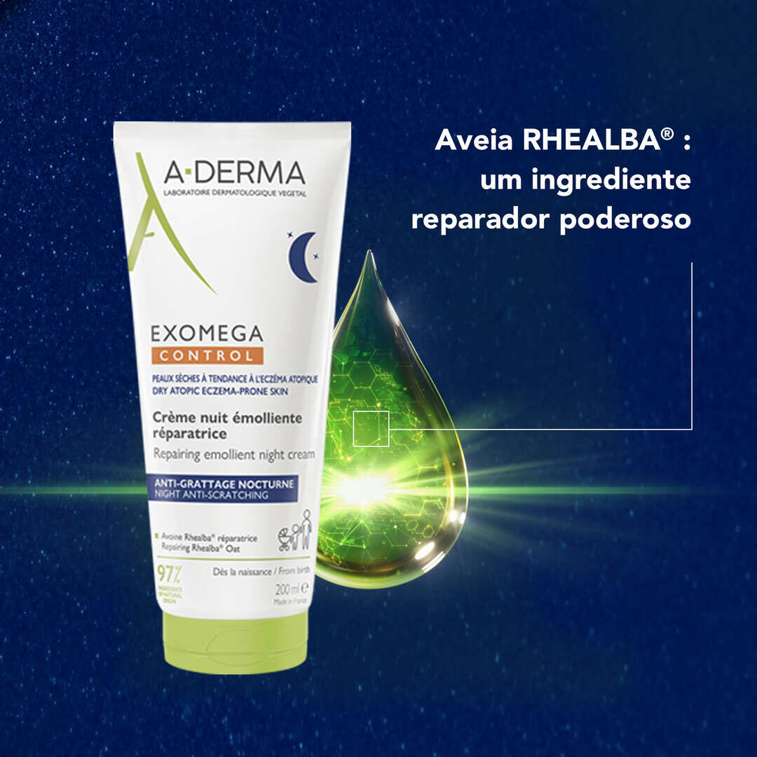 Exomega Control - Creme de Noite Emoliente - 200ml
