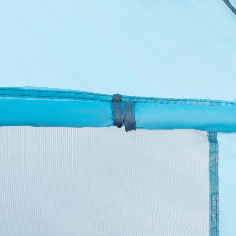 Outsunny Strandzelt mit Wasserdicht- und UV-Beständigkeitsfunktion blau