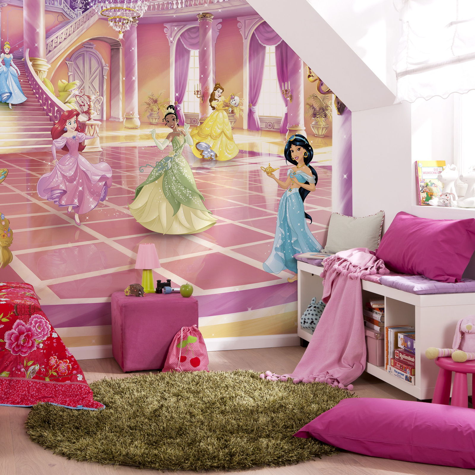 Papier-Fototapete - PRINCESS GLITZERPARTY - bunt - 368x254 cm