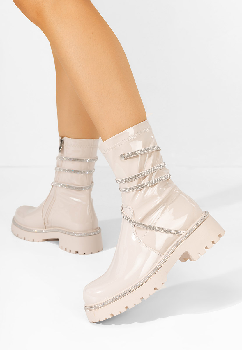 Bottines femme beige Catina