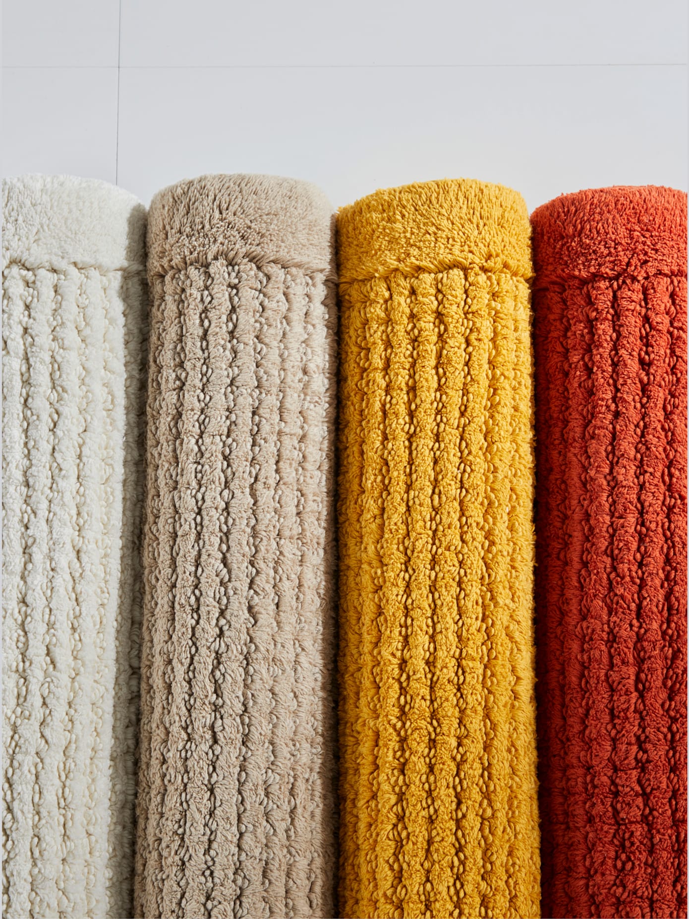 Tapis de bain en coton recyclé