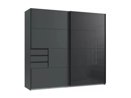 Chambre à coucher complète adulte ( lit adulte 180 x 200 cm+ Commode + tables de chevet+ Armoire)