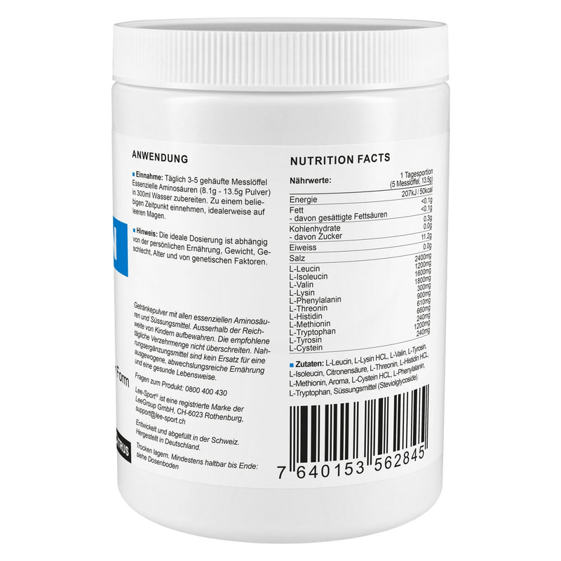EAA Vegan Pulver Stevia