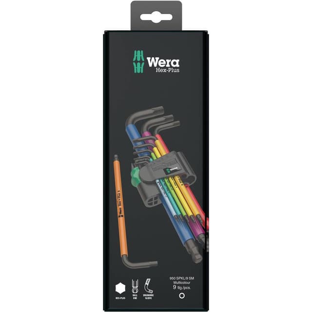 Wera 950 SPKL/9 SM N Unbrako Vinkelskruetrækker-sæt 9