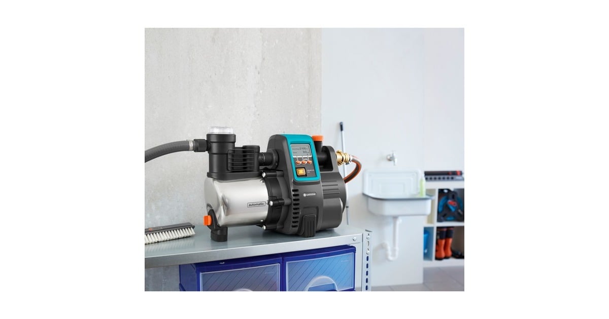 GARDENAHydrofoorpomp 6000/6 LCD Inox  (Inox/zwart, 1760-20)
