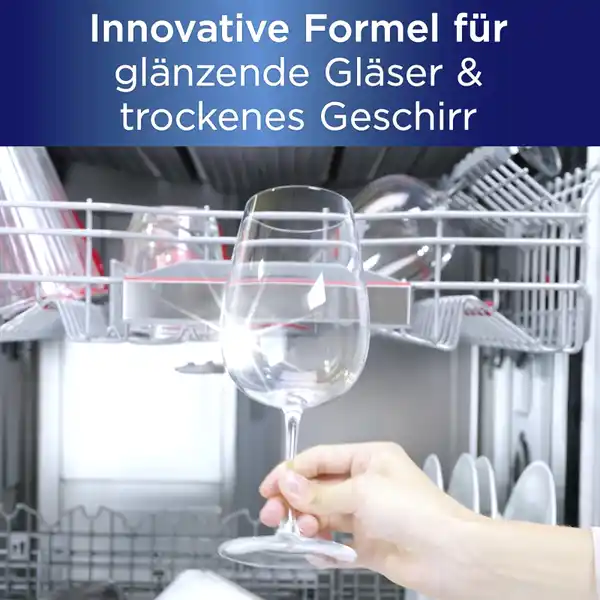 Klarspüler mit Extra-Trocken-Effekt