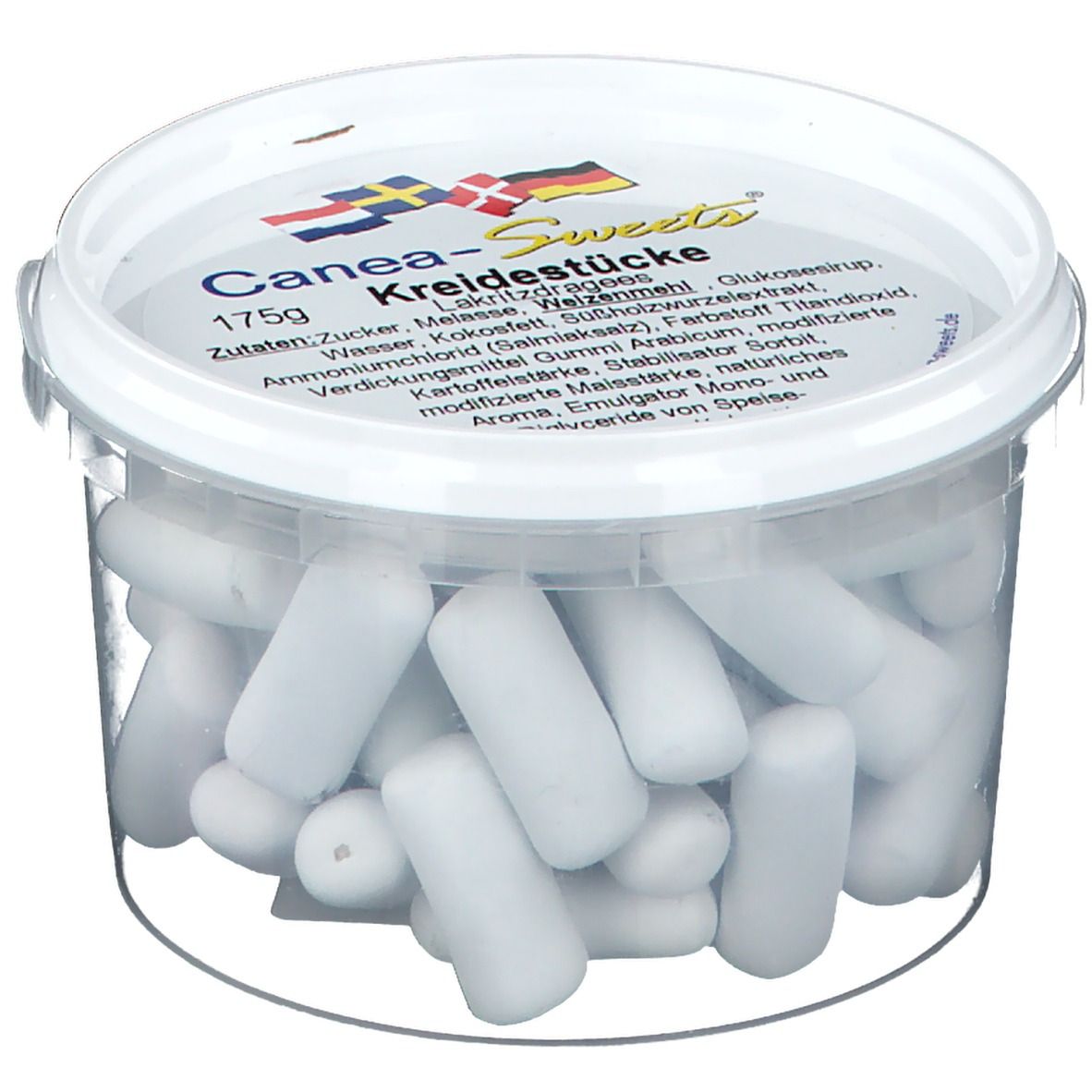 Canea-Sweets Kreidestücke Lakritz
