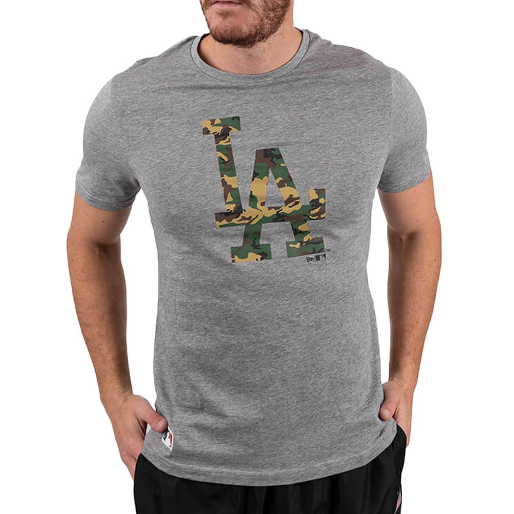 New Era T-shirt Gris Homme New Era LA Dodgers