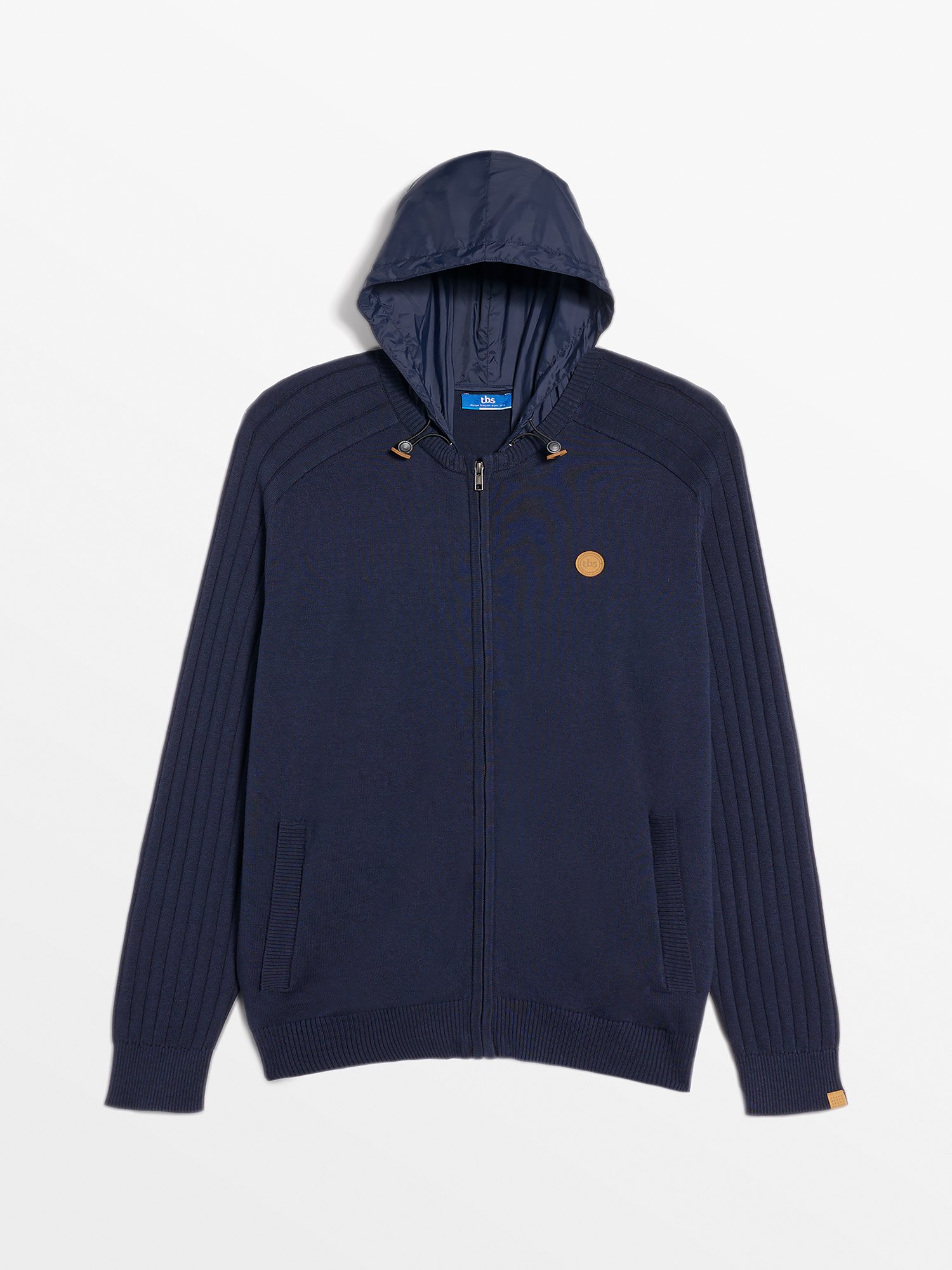 Gilet Homme A Capuche Esprit Sport Marine