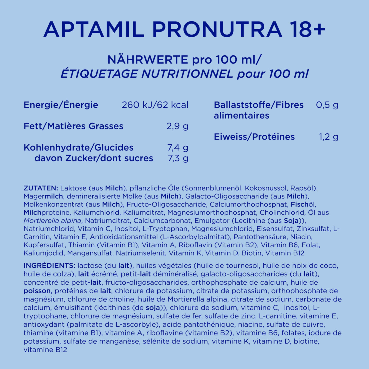 Aptamil Pronutra Maxi Format Folgemilch 18+ Monate